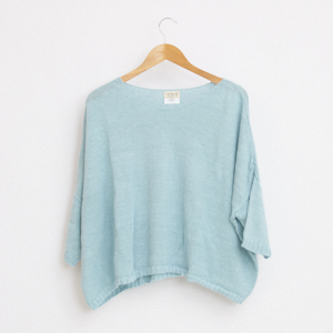 Pull ample en chanvre et coton bio/seacell pour femme